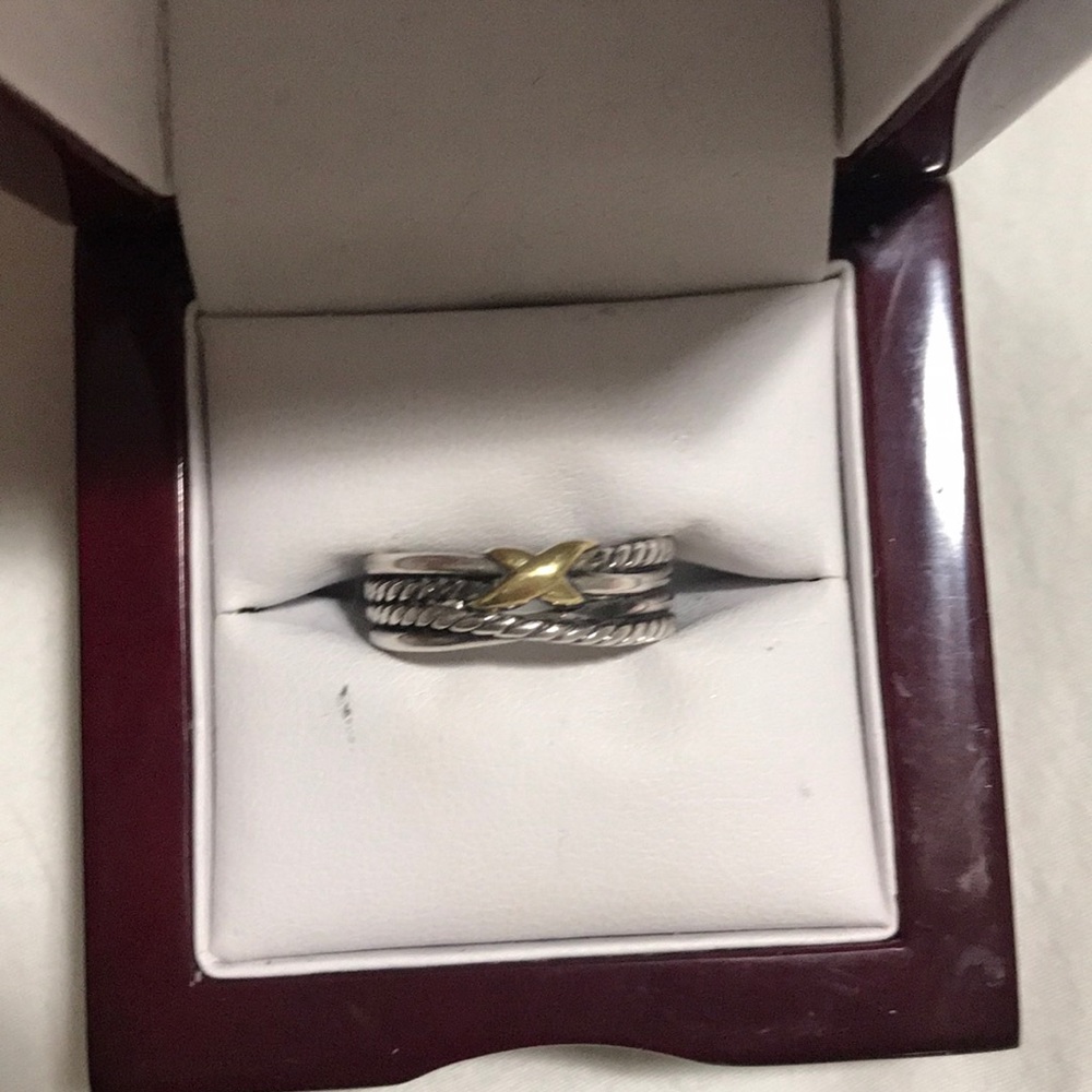 David Yurman crossover ring